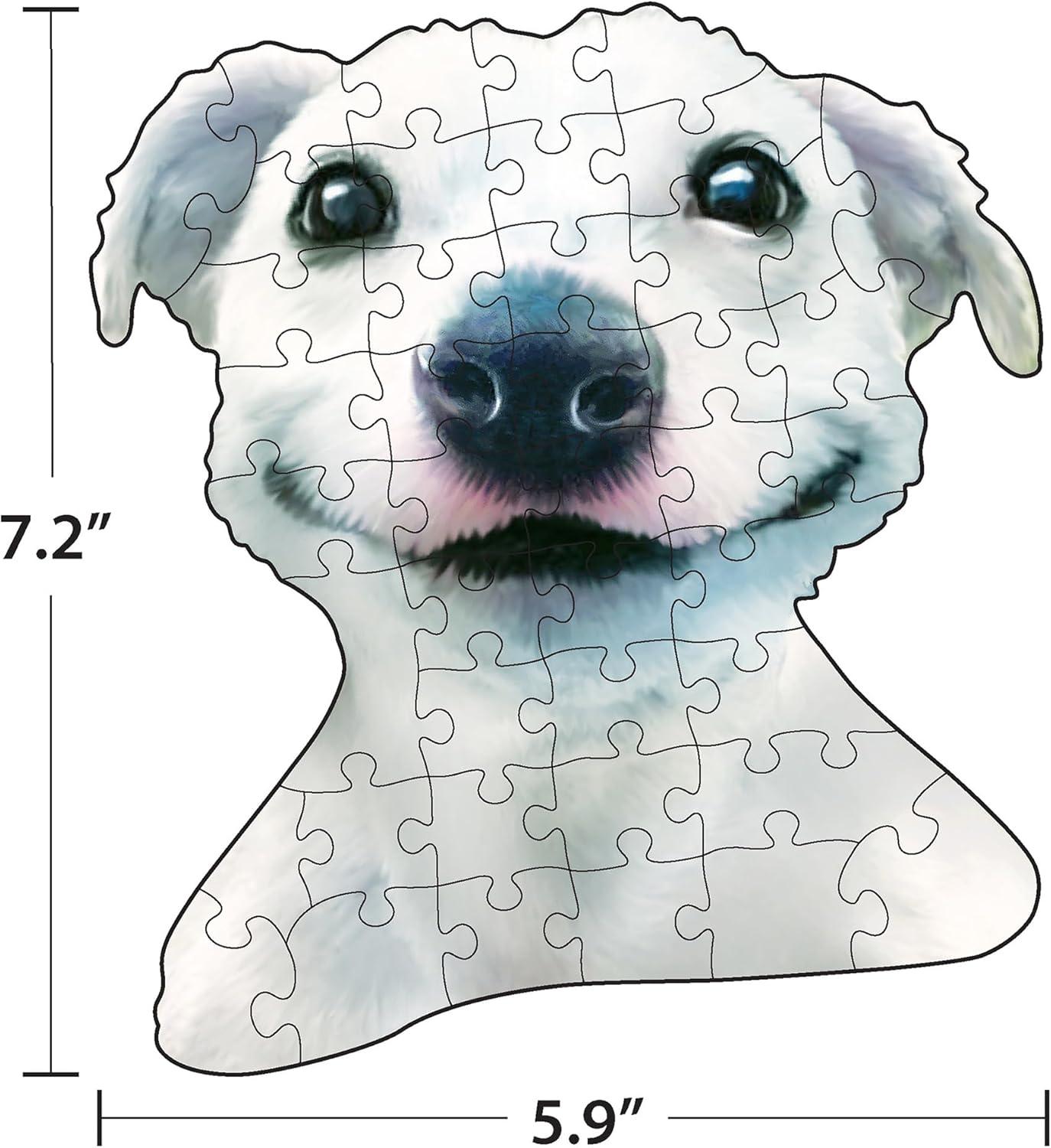 image:imageRoseArt MiniShaped Dog Selfies 500 Piece Jigsaw Puzzle for Adults