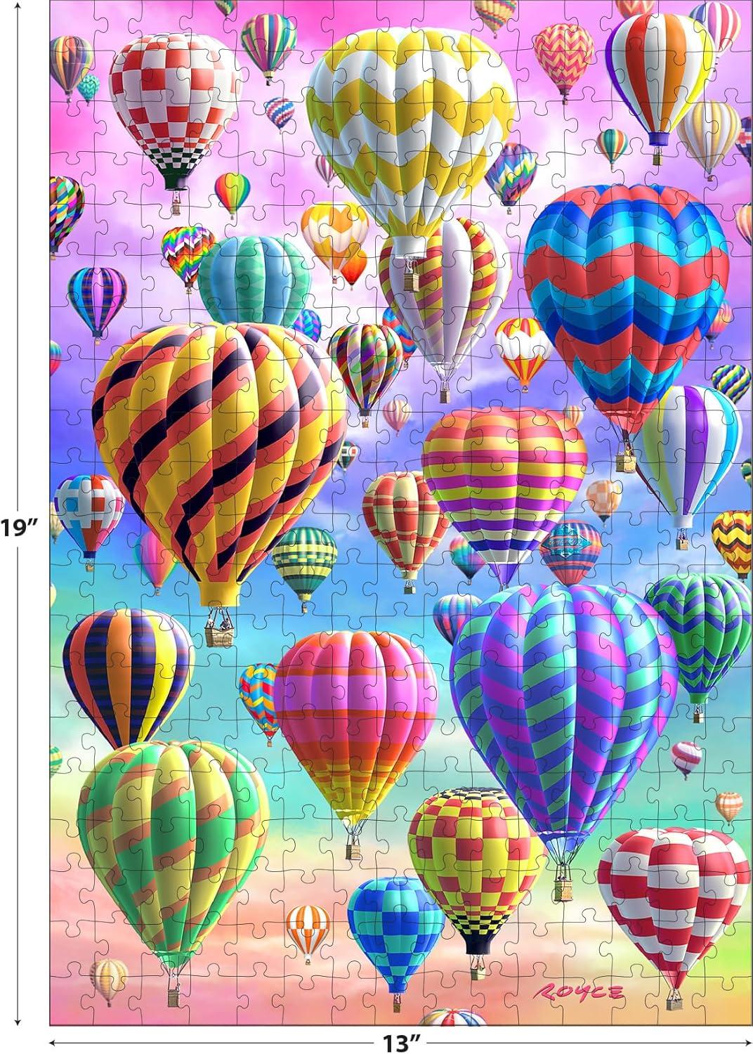 image:imageRoseArt Super Deep 3D Hot Air Balloon Magic 300 Jigsaw Puzzle for AdultsBalloon Magic
