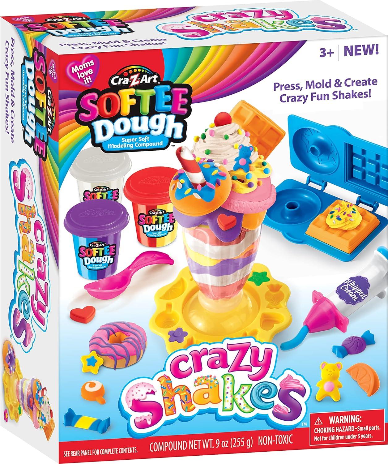 image:imageSoftee Dough Donut Shop Playset Modeling Dough Play Toy for Kids Ages 3 Years and Up by CRAZArtMilkshake