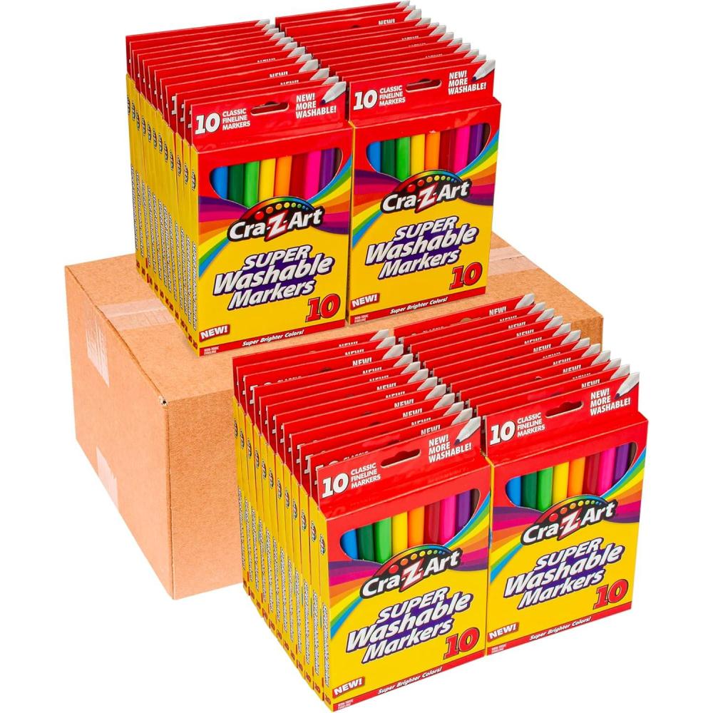 image:image10 Ct Classic Washable Fineline Markers Bulk Pack of 48 Boxes 480 Total Markers