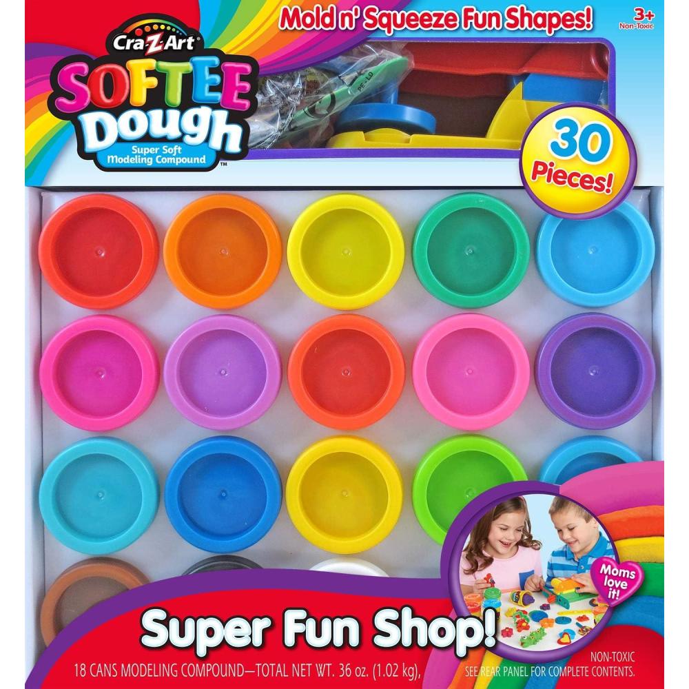 image:imageCRAZArt Super Rainbow Softee Dough Color Pack Set 30Piece