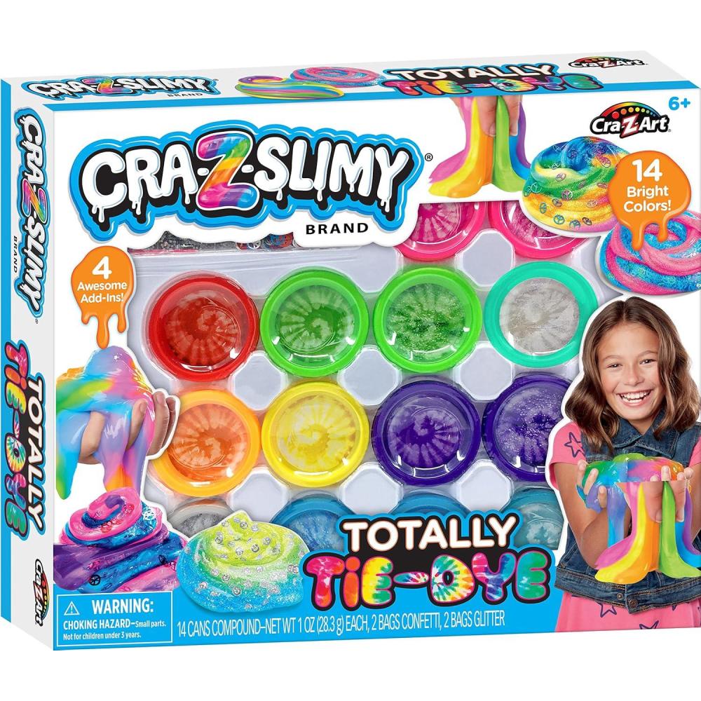 image:imageCRAZSlimy Totally Tie Dye Premade Slime Kit