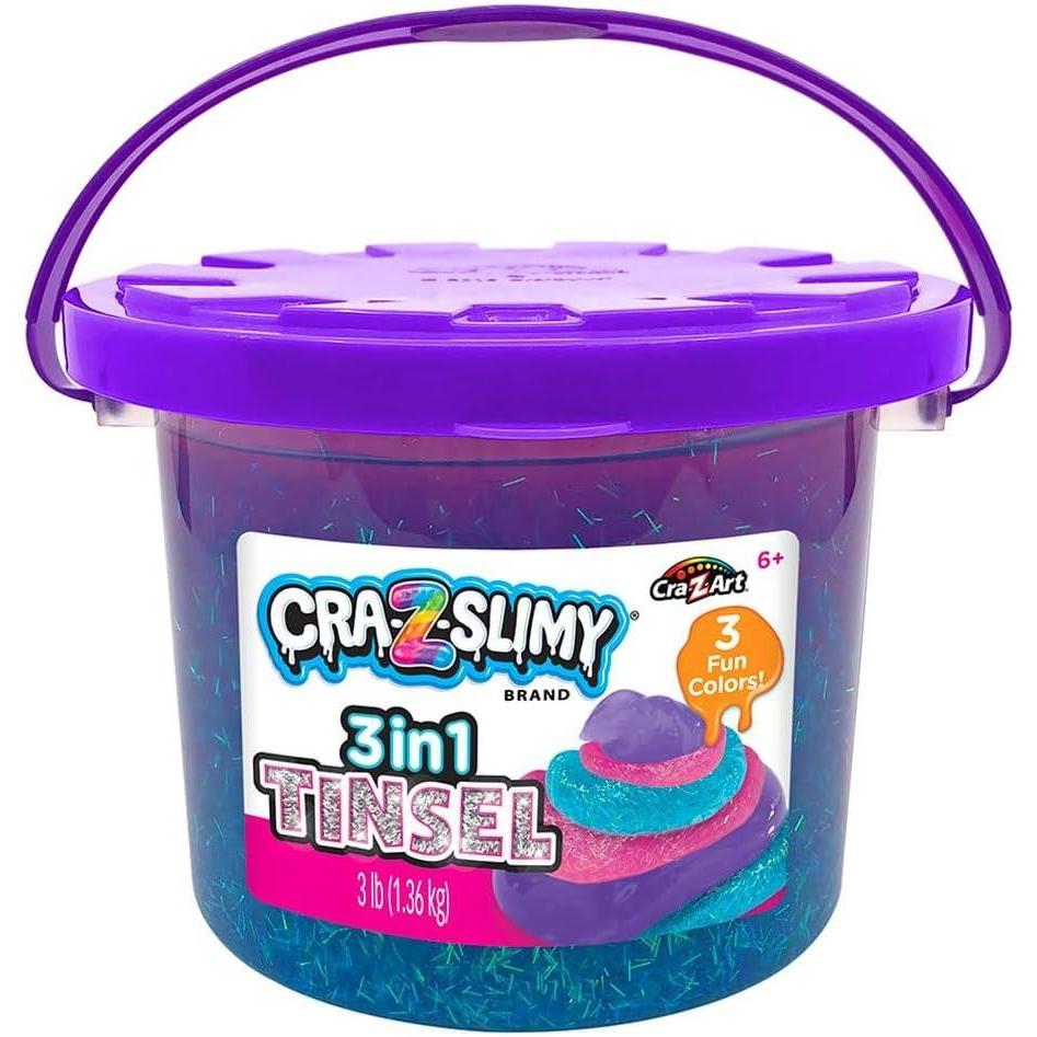 image:imageCRAZSlimy Tricolor Tinsel Bucket