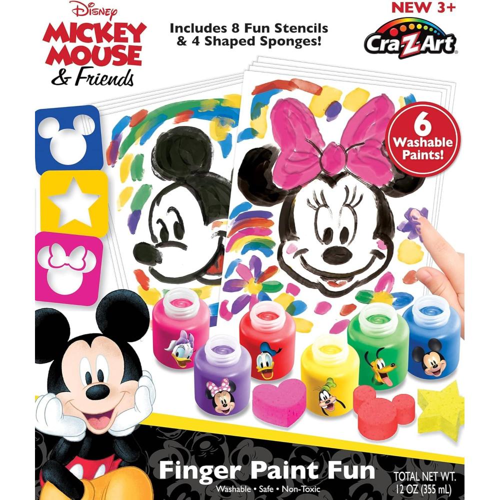 image:imageCraZArt Disney Minnie Mouse amp Friends Finger Paint Fun by CraZArt  Amazon Exclusive 1 Count Pack of 1