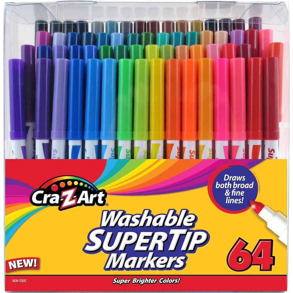 image:imageLarose Industries 10128 Crazy Art Super Tip Marker 64Pc
