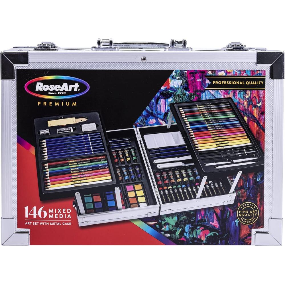 image:imageRose Art Premium 24ct Colored Pencils Art Supplies for Drawing Sketching Adult Colors Soft Core Color Pencils 24 Pack multi146 Count