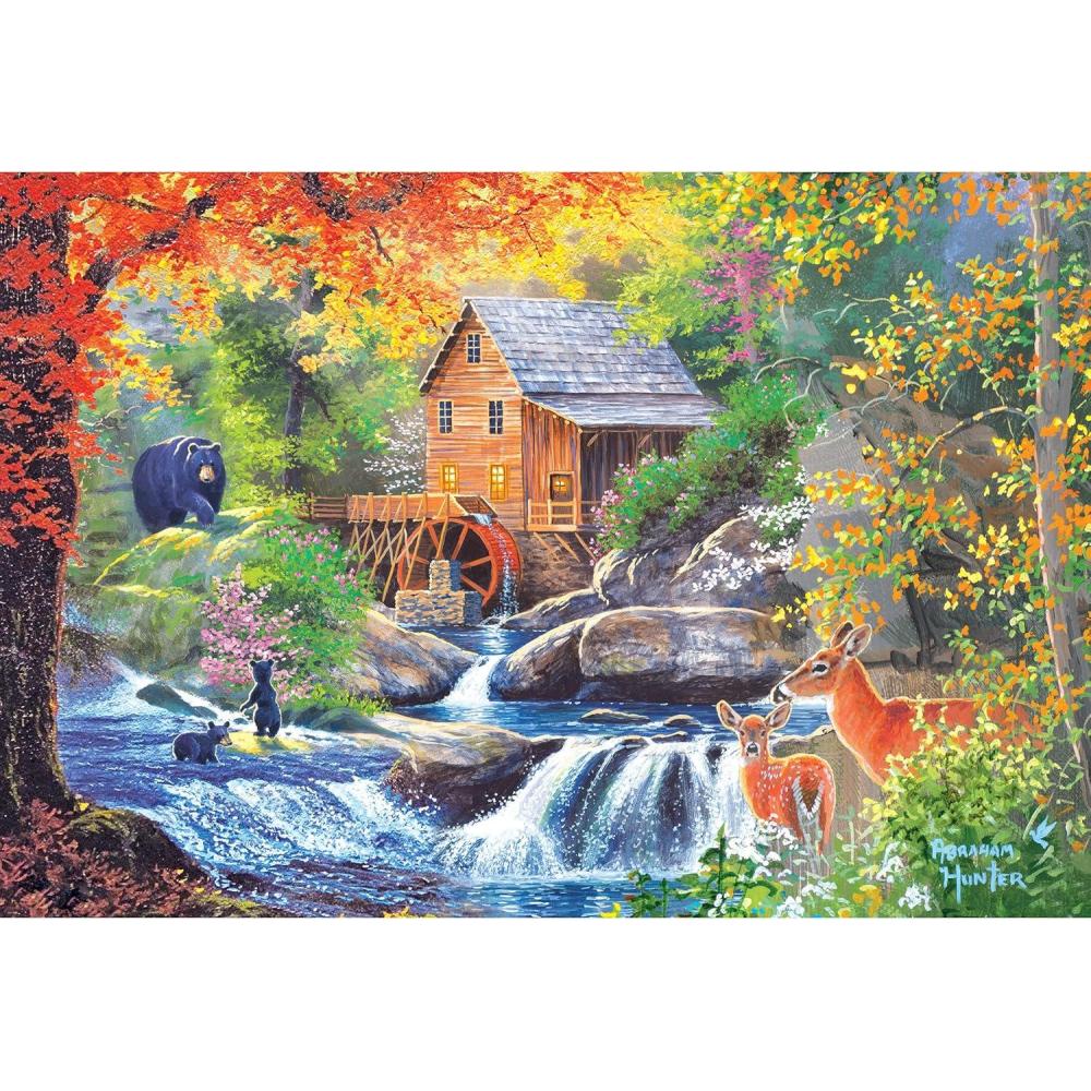 image:imageRoseArt Abraham Hunter The Guiding Light 2000 Piece Jigsaw Puzzle for AdultsSpring Mill