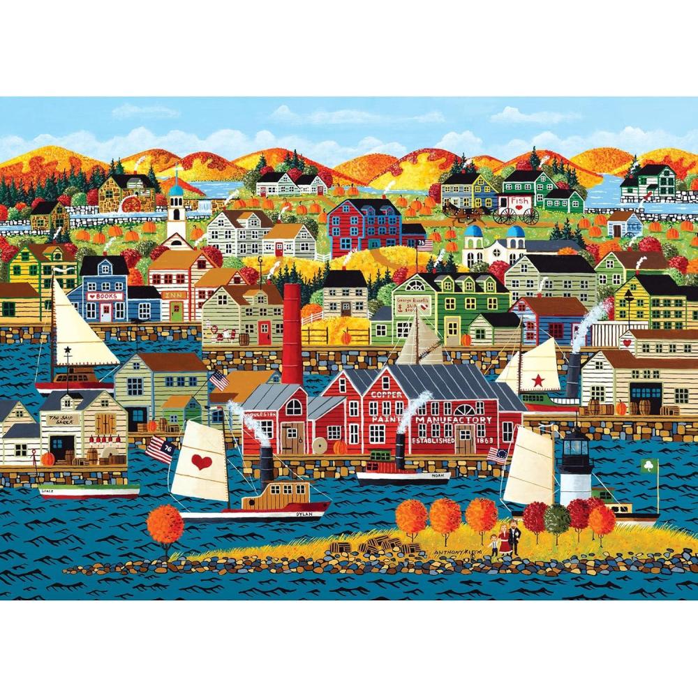 image:imageRoseArt Home Country Cape Ann 1000 Piece Jigsaw Puzzle for AdultsCape Ann
