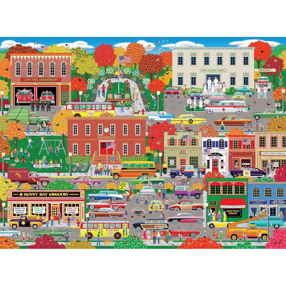 image:imageRoseArt  Home Country Cape Ann  1000 Piece Jigsaw Puzzle for AdultsEveryday Heroes