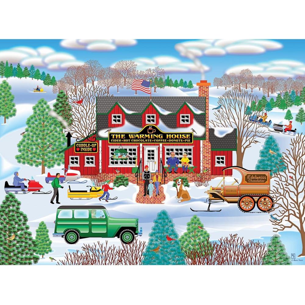 image:imageRoseArt  Home Country Cape Ann  1000 Piece Jigsaw Puzzle for AdultsWarming House