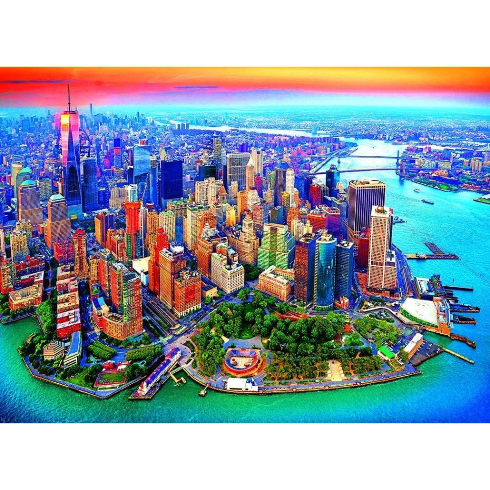 image:imageRoseArt Kodak Premium Cats and Yarn 1500 Piece Jigsaw Puzzle for AdultsAerial View of Manhattan NYC