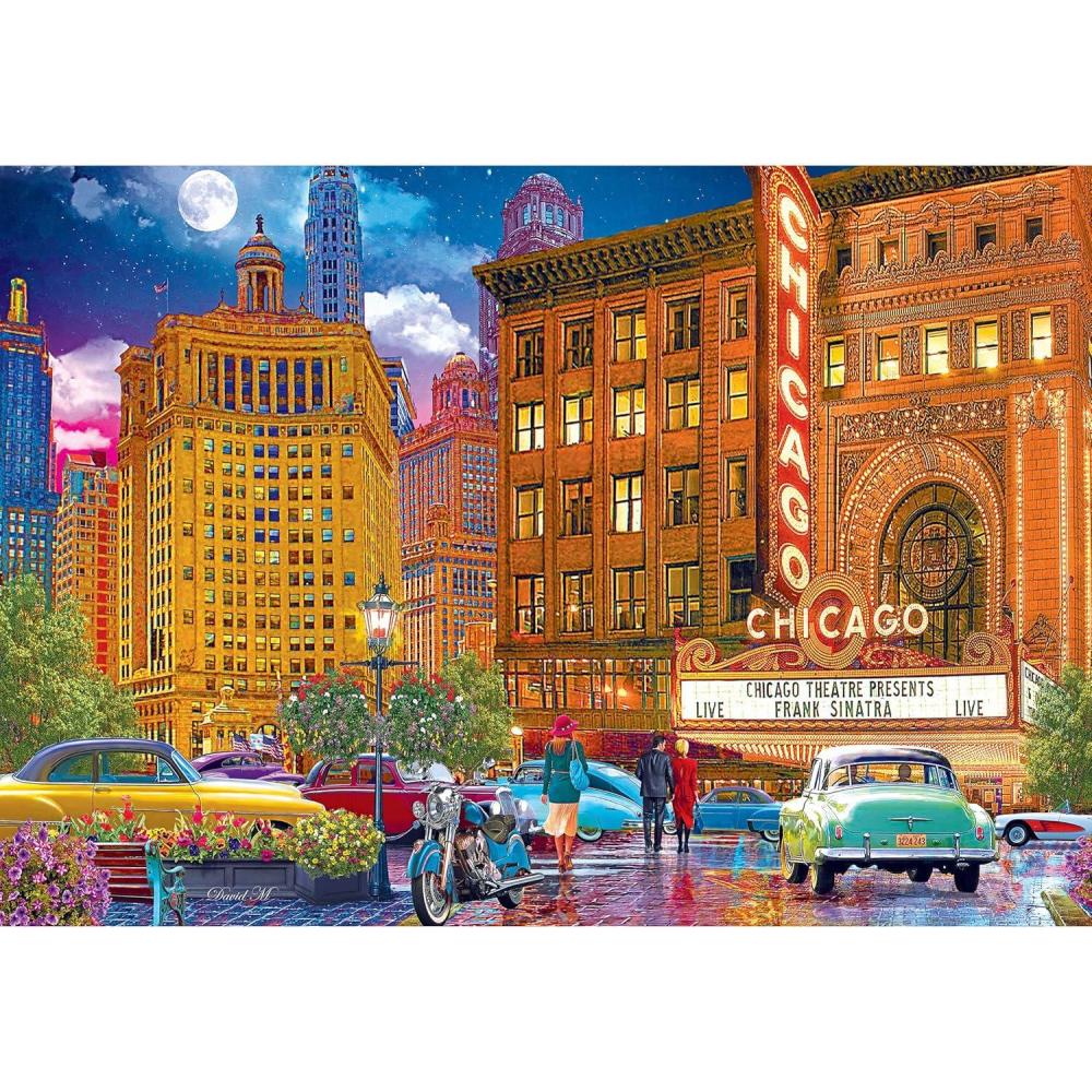 image:imageRoseArt  Kodak Premium  Chicago  1500 Piece Jigsaw Puzzle for AdultsChicago