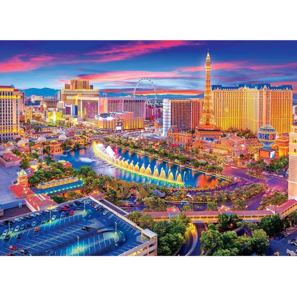 image:imageRoseArt Kodak Premium Chicago 1500 Piece Jigsaw Puzzle for AdultsLast Vegas Strip