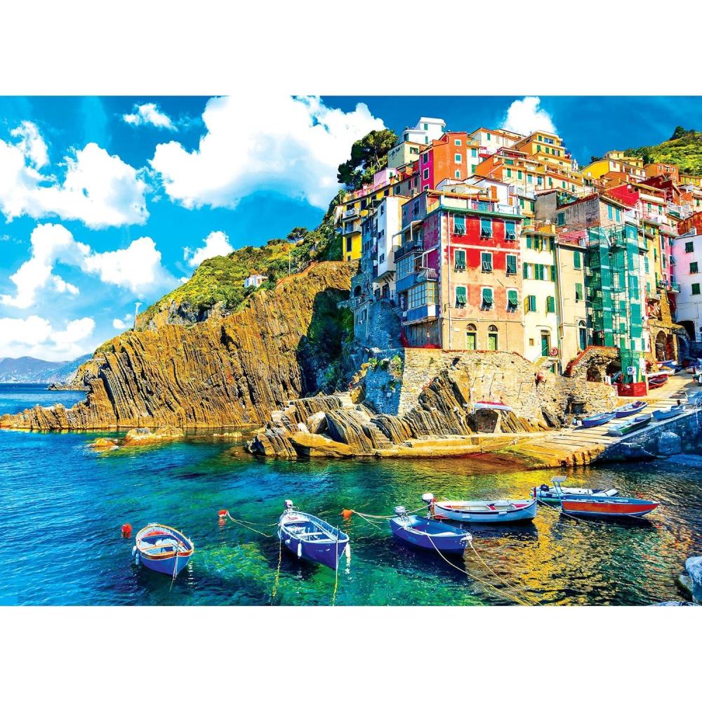 image:imageRoseArt Kodak Premium Cinque Terre Riomaggiore Village Italy 1500 Piece Jigsaw Puzzle for AdultsCinque Terra
