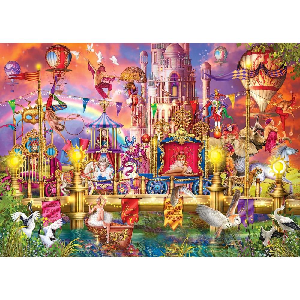 image:imageRoseArt Kodak Premium Magic Circus Parade 3000 Piece Jigsaw Puzzle for AdultsMagic Circus Parade