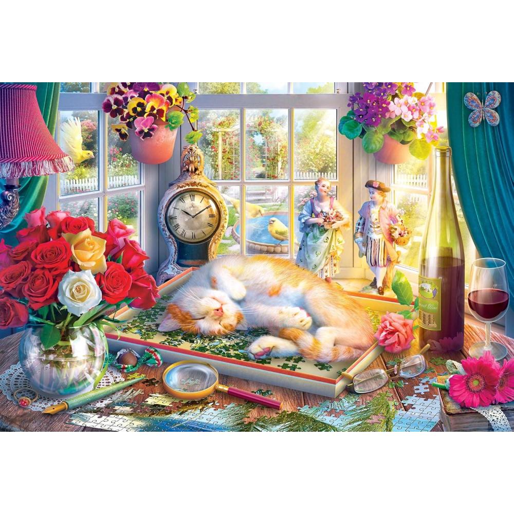 image:imageRoseArt  Kodak Premium Collector  Puzzle Time  2000 Piece Jigsaw Puzzle for Adults