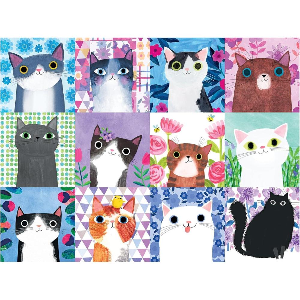 image:imageRoseArt  Planet Cat  Floral Cats  300 Piece Jigsaw Puzzle