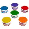 CRA-Z-Art Softee Dough 2.5 Pound Tubs of Dough x 6 Colors, Non-Toxic, Soft, Classroom Bulk Pack Kids Art Dough, Reuseable Storage