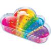 CRA-Z-Slimy Over The Rainbow Slimy Creations Kit, 12 Pre-Made Rainbow Slimes with Piping Bags, Glitter Charms & Cloud Container, Party Slime Kit for Kids Ages 6+