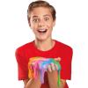 CRA-Z-Slimy Slimy Blendz Premade Slime Set, 12 Rainbow Slime Cans with Foam Beads, Sequins & Clear Beads, Sensory Mixing Kit for Kids Ages 6+