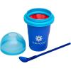 Cra-Z-Art ChillFactor Original Slushie Maker, DIY Magic Slushy Maker, Super Quick Smoothie Squeeze Cup for Milkshakes, Juices, Double Layer Cup with Lid & Spoon, Blue(Large)
