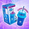 Cra-Z-Art ChillFactor Original Slushie Maker, DIY Magic Slushy Maker, Super Quick Smoothie Squeeze Cup for Milkshakes, Juices, Double Layer Cup with Lid & Spoon, Blue(Large)