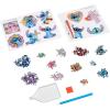 Cra-Z-Art Disney Stitch Gem by Number 10 Pack – 10 Individual Stitch Gem by Number Designs – Diamond Jewel by Number Art, Creative Gem Craft, Great Gift for Birthdays for Girls and Boys Ages 6 and Up