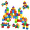 Cra-Z-Art Magrific 3D Magnetic Blocks 28 Piece Set – Colorful Magnet Building Tiles with 3D Blocks, Vehicle Wheels – STEM Skills
