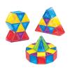 Cra-Z-Art Magrific 3D Magnetic Tile 70 Piece Set – Colorful Magnet Building Tiles with 3D Geometric Shapes – STEM Skills for Ages 3 and Up