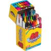 Cra-Z-Art Washable Crayons, Bulk Pack, 24 Count, 6 Packs of Crayons, Bulk School Supplies for Classroom, Back to School Essentials(1 Count (Pack of 48))