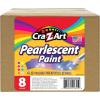 Cra-Z-Art Washable Glitter Paint Bulk Pack 8ct, Assorted Colors 4oz each bottle(Pearlescent 4 ounce)