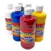 Cra-Z-Art Washable Poster Paint Bulk, Assorted Colors 16oz each bottle, 6 count