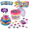 Cra-Z-Slimy 60147 Slimy Topper Jars Power Multicoloured Pre Made Fluffy Slime with Flower Themed Puffy Charms and Sequins