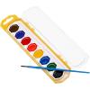 Cra-Z-art Washable Watercolors with Brush, 8 Colors, 1 Tray (10651)(1 Count (Pack of 1))