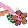 Disney The Little Mermaid 2-in 1 Sparkling Window Art Kit Makes 8 Sparkling Sun Catchers and Window Stickers, Ages 6 and Up