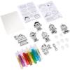 Peanuts Window Art Suncatcher Kit for Kids – Paint Your Own Charlie Brown & Snoopy Window Clings with 10 Vivid Paint Colors – DIY Suncatcher Craft Set for Creative Fun & Window Décor, Ages 6+