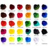 Rose Art Premium 30ct Acrylic Paints Set, Professional Painting Set Complete with 30 Acrylic Paint Colors and Bonus 2 Paint Brushes and Paint Palette(0.36 Fl Oz (Pack of 33))