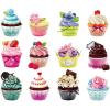 RoseArt – 13 Mini-Shaped – Pups in Cups – 500 Piece Jigsaw Puzzle for Kids and Adults(Cupcakes)