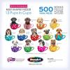 RoseArt – 13 Mini-Shaped – Pups in Cups – 500 Piece Jigsaw Puzzle for Kids and Adults(Pups In Cups)