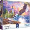 RoseArt – Abraham Hunter – The Guiding Light – 2000 Piece Jigsaw Puzzle for Adults(The Guiding Light)