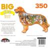 RoseArt – Big Shaped – Wolf II – 350 Piece Jigsaw Puzzle for Adults(Dog Park – 350XL)