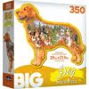 RoseArt – Big Shaped – Wolf II – 350 Piece Jigsaw Puzzle for Adults(Dog Park – 350XL)