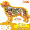 RoseArt – Big Shaped – Wolf II – 350 Piece Jigsaw Puzzle for Adults(Dog Park – 350XL)