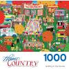 RoseArt – Home Country – Sweet n Sticky Honey Farm – 1000 Piece Jigsaw Puzzle for Adults(Quilting In The Square)