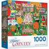 RoseArt – Home Country – Sweet n Sticky Honey Farm – 1000 Piece Jigsaw Puzzle for Adults(Quilting In The Square)