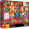 RoseArt – Kodak Premium – Bird Bath Garden – 3000 Piece Jigsaw Puzzle for Adults(Vintage Toy Box)