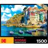 RoseArt – Kodak Premium – Cinque Terre Riomaggiore Village Italy – 1500 Piece Jigsaw Puzzle for Adults(Cinque Terra)