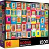 RoseArt – Kodak Premium – Cinque Terre Riomaggiore Village Italy – 1500 Piece Jigsaw Puzzle for Adults(Colorful Windows and Doors)
