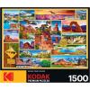 RoseArt – Kodak Premium – Hot Air Balloons Above The Clouds – 1500 Piece Jigsaw Puzzle for Adults(US National Parks)