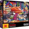 RoseArt – Kodak Premium – Night Owls – 1500 Piece Jigsaw Puzzle for Adults(The Old Book Shop Cats)